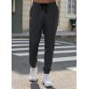 imageJMIERR Mens Casual Joggers Pants  Cotton Drawstring Chino Cargo Pants Hiking Outdoor Twill Track Jogging Sweatpants PantsC Dark Grey
