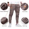imageJMIERR Mens Casual Joggers Pants  Cotton Drawstring Chino Cargo Pants Hiking Outdoor Twill Track Jogging Sweatpants PantsChestnut