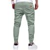 imageJMIERR Mens Casual Joggers Pants  Cotton Drawstring Chino Cargo Pants Hiking Outdoor Twill Track Jogging Sweatpants PantsHaze Blue