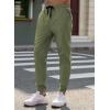 imageJMIERR Mens Casual Joggers Pants  Cotton Drawstring Chino Cargo Pants Hiking Outdoor Twill Track Jogging Sweatpants PantsLight Green