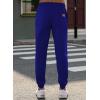 imageJMIERR Mens Casual Joggers Pants  Cotton Drawstring Chino Cargo Pants Hiking Outdoor Twill Track Jogging Sweatpants PantsRacing Blue