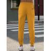 imageJMIERR Mens Casual Joggers Pants  Cotton Drawstring Chino Cargo Pants Hiking Outdoor Twill Track Jogging Sweatpants PantsYellow