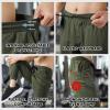 imageJMIERR Mens Casual Joggers Pants  Cotton Drawstring Chino Cargo Pants Hiking Outdoor Twill Track Jogging Sweatpants PantsZ  2 Pack  Black  Dark Green