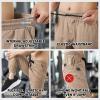 imageJMIERR Mens Casual Joggers Pants  Cotton Drawstring Chino Cargo Pants Hiking Outdoor Twill Track Jogging Sweatpants PantsZ  2 Pack  Black  Khaki