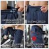 imageJMIERR Mens Casual Joggers Pants  Cotton Drawstring Chino Cargo Pants Hiking Outdoor Twill Track Jogging Sweatpants PantsZ  2 Pack  Black  Navy Blue
