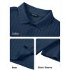 imageJMIERR Mens Casual Polo Shirt Summer Short Sleeve Vacation Button Beach Knit Stretchy Golf ShirtsE Blue 2