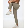 imageJMIERR Mens Chino Pants Casual Stretch Golf Pants Waist Tapered Trousers Lightweight Comfy Pants with Zipper PocketsCoffee
