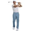 imageJMIERR Mens Chino Pants Casual Stretch Golf Pants Waist Tapered Trousers Lightweight Comfy Pants with Zipper PocketsDark Blue