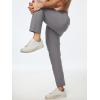 imageJMIERR Mens Chino Pants Casual Stretch Golf Pants Waist Tapered Trousers Lightweight Comfy Pants with Zipper PocketsGray