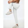 imageJMIERR Mens Chino Pants Casual Stretch Golf Pants Waist Tapered Trousers Lightweight Comfy Pants with Zipper PocketsWhite