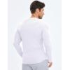 imageJMIERR Mens Long Sleeve Muscle T Shirts Casual Crewneck Longline Ribbed Tee Shirts for Gym Workout01 White