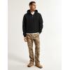 imageJMIERR Mens Casual Cotton Hoodies Drawstring Quarter Zip Pullover SweatshirtsBlack
