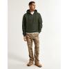 imageJMIERR Mens Casual Cotton Hoodies Drawstring Quarter Zip Pullover SweatshirtsGreen