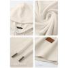imageJMIERR Mens Fashion Muscle Hoodies Long Sleeve Slim Fitted Longline Sweatshirt Athletic Fleece Pullover ShirtsBeige