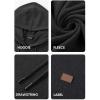imageJMIERR Mens Fashion Muscle Hoodies Long Sleeve Slim Fitted Longline Sweatshirt Athletic Fleece Pullover ShirtsGrey