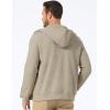imageJMIERR Mens Full Zip Hooded Fleece Drawstring Hoodies Pullover Sweatshirts Casual Long Sleeve ShirtsBeige