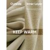 imageJMIERR Mens Full Zip Hooded Fleece Drawstring Hoodies Pullover Sweatshirts Casual Long Sleeve ShirtsBeige