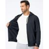 imageJMIERR Mens Full Zip Hooded Fleece Drawstring Hoodies Pullover Sweatshirts Casual Long Sleeve ShirtsGrey