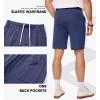 imageJMIERR Mens 100 Cotton Shorts 9quot Casual Elastic Waist Drawstring Lightweight Workout Lounge Beach Jersey Sweat ShortsA Ashleigh Blue