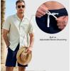 imageJMIERR Mens 100 Cotton Shorts 9quot Casual Elastic Waist Drawstring Lightweight Workout Lounge Beach Jersey Sweat ShortsA Navy Blue