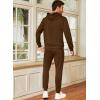 imageJMIERR Mens 2 Piece Outfits Hoodie Sweatshirt Tracksuit ampamp Joggers Sweatpants Sweatsuit SetCoffee