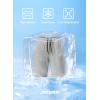 imageJMIERR Mens Athletic Shorts Knit 4 Way Stretch Short with Zipper Pockets Running Workout Sports Gym Lightweight 7quot ShortsLight Grey