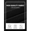 imageJMIERR Mens Casual Button Down Shirts Short Sleeve Textured Summer Beach Shirt Cuban Vacation Shirts with PocketBlack