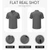 imageJMIERR Mens Casual Button Down Shirts Short Sleeve Textured Summer Beach Shirt Cuban Vacation Shirts with PocketLight Gray