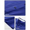 imageJMIERR Mens Casual Button Down Shirts WrinkleFree Short Sleeve Business Dress ShirtBlue