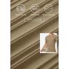imageJMIERR Mens Casual Polo Shirt Short Sleeve Classic Fit Knit T Shirt Golf Shirts with ZipperA Dark Beige