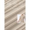 imageJMIERR Mens Casual Polo Shirt Short Sleeve Classic Fit Knit T Shirt Golf Shirts with ZipperC Beige