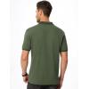 imageJMIERR Mens Casual Polo Shirts Classic Button Basic Short Sleeve Cotton Pique Polo Shirt Stylish Golf TopsArmy Green