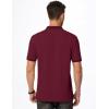 imageJMIERR Mens Casual Polo Shirts Classic Button Basic Short Sleeve Cotton Pique Polo Shirt Stylish Golf TopsRed
