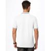 imageJMIERR Mens Casual Polo Shirts Classic Button Basic Short Sleeve Cotton Pique Polo Shirt Stylish Golf TopsWhite