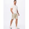 imageJMIERR Mens Casual Stretch Cargo Shorts Classic Drawstring Elastic Waist Summer Work Short with Multi PocketsApricot