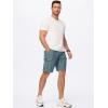 imageJMIERR Mens Casual Stretch Cargo Shorts Classic Drawstring Elastic Waist Summer Work Short with Multi PocketsBlue