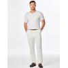 imageJMIERR Mens Knit Henley Shirts Casual Short Sleeve Button TShirt Cable Knitted Polo Shirts Golf ShirtWhite