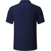 imageJMIERR Mens Linen Shirts Casual Short Sleeve Button Down Shirts Wrinkle Free Vacation Beach Summer TopsDark Blue