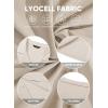 imageJMIERR Mens Linen Shirts Casual Short Sleeve Button Down Shirts Wrinkle Free Vacation Beach Summer TopsLight Khaki