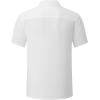 imageJMIERR Mens Linen Shirts Casual Short Sleeve Button Down Shirts Wrinkle Free Vacation Beach Summer TopsWhite