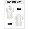 imageJMIERR Mens Linen Shirts Short Sleeve Summer Button Down Casual Beach Hawaiian Shirt with PocketAlabaster White