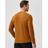 imageJMIERR Mens Long Sleeve Muscle T Shirts Casual Crewneck Knitted Longline Textured Tee Shirts for Gym WorkoutKhaki