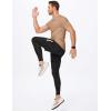 imageJMIERR Mens Muscle VNeck T Shirt Short Sleeve Longline Ribbed Henley Shirt Gym Workout Athletic Tee ShirtsKhaki