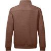 imageJMIERR Mens Quilted Sweatshirt Casual Long Sleeve Outdoor Stand Collar Button Pullover SweatshirtsZ Brown