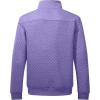 imageJMIERR Mens Quilted Sweatshirt Casual Long Sleeve Outdoor Stand Collar Button Pullover SweatshirtsZ Light Purple