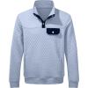 imageJMIERR Mens Quilted Sweatshirt Casual Long Sleeve Outdoor Stand Collar Button Pullover SweatshirtsZ Pale Blue