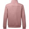 imageJMIERR Mens Quilted Sweatshirt Casual Long Sleeve Outdoor Stand Collar Button Pullover SweatshirtsZ Pink