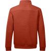 imageJMIERR Mens Quilted Sweatshirt Casual Long Sleeve Outdoor Stand Collar Button Pullover SweatshirtsZ Rusty Orange