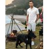 imageJMIERR Mens Seersucker Shirts Short Sleeve Casual Shirts Button Down Shirt Beach Summer Vacation Wedding ShirtWhite