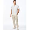 imageJMIERR Mens Seersucker Shirts Short Sleeve Casual Shirts Button Down Shirt Beach Summer Vacation Wedding ShirtWhite
